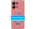 Funda Silicona Líquida Rosa para Xiaomi Redmi Note 13 4G diseño Agua Dibujos