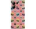 Funda Silicona Líquida Rosa para Xiaomi Redmi Note 13 4G diseño Catrina Dibujos