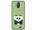 Funda Gel Tpu para Homtom S12 Diseño Panda Dibujos
