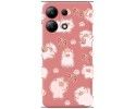 Funda Silicona Líquida Rosa para Xiaomi Redmi Note 13 4G diseño Cerdos Dibujos