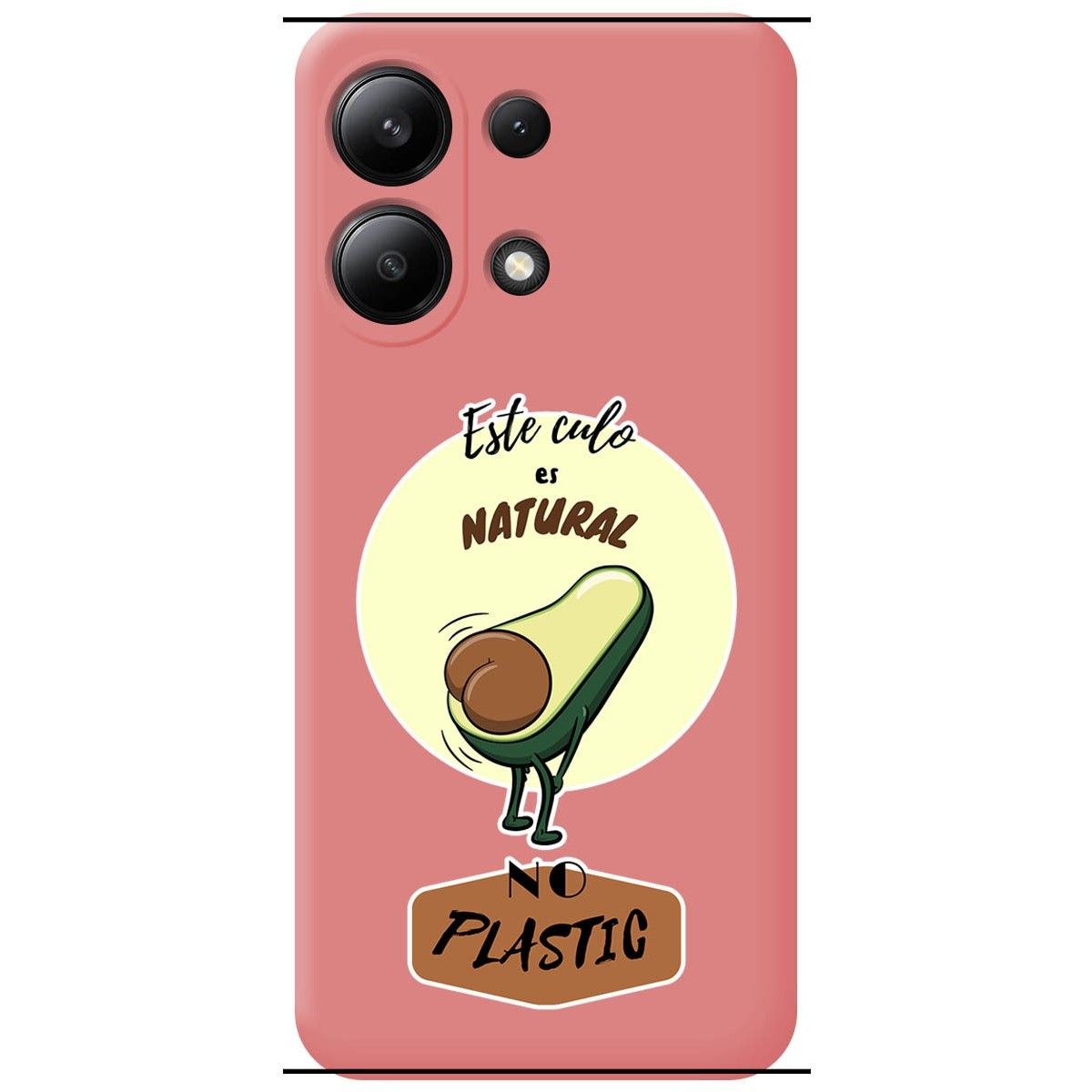 Funda Silicona Líquida Rosa para Xiaomi Redmi Note 13 4G diseño Culo Natural Dibujos