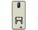 Funda Gel Tpu para Homtom S12 Diseño Pingüino Dibujos