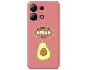 Funda Silicona Líquida Rosa para Xiaomi Redmi Note 13 4G diseño Vegan Life Dibujos