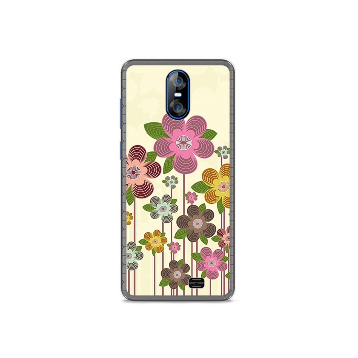 Funda Gel Tpu para Homtom S12 Diseño Primavera En Flor Dibujos