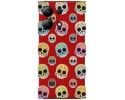 Funda Silicona Líquida Roja para Xiaomi Redmi Note 13 4G diseño Catrina Dibujos