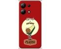 Funda Silicona Líquida Roja para Xiaomi Redmi Note 13 4G diseño Culo Natural Dibujos