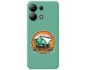 Funda Silicona Líquida Verde para Xiaomi Redmi Note 13 4G diseño Adventure Dibujos