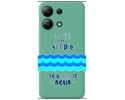 Funda Silicona Líquida Verde para Xiaomi Redmi Note 13 4G diseño Agua Dibujos