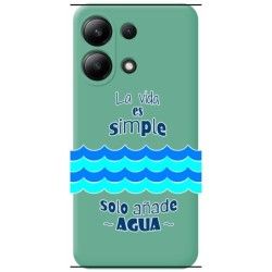 Funda Silicona Líquida Verde para Xiaomi Redmi Note 13 4G diseño Agua Dibujos