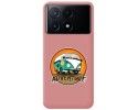 Funda Silicona Líquida Rosa para Xiaomi Poco X6 Pro 5G diseño Adventure Dibujos