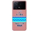 Funda Silicona Líquida Rosa para Xiaomi Poco X6 Pro 5G diseño Agua Dibujos