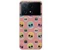 Funda Silicona Líquida Rosa para Xiaomi Poco X6 Pro 5G diseño Catrina Dibujos