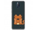 Funda Gel Tpu para Homtom S12 Diseño Tigre Dibujos