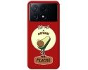 Funda Silicona Líquida Roja para Xiaomi Poco X6 Pro 5G diseño Culo Natural Dibujos