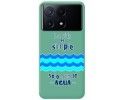 Funda Silicona Líquida Verde para Xiaomi Poco X6 Pro 5G diseño Agua Dibujos