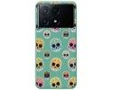 Funda Silicona Líquida Verde para Xiaomi Poco X6 Pro 5G diseño Catrina Dibujos