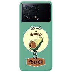 Funda Silicona Líquida Verde para Xiaomi Poco X6 Pro 5G diseño Culo Natural Dibujos
