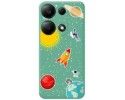 Funda Silicona Líquida Verde para Xiaomi Redmi Note 13 Pro 4G diseño Espacio Dibujos