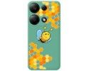 Funda Silicona Líquida Verde para Xiaomi Poco M6 Pro 4G diseño Abeja Dibujos