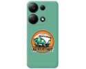 Funda Silicona Líquida Verde para Xiaomi Poco M6 Pro 4G diseño Adventure Dibujos