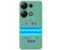 Funda Silicona Líquida Verde para Xiaomi Poco M6 Pro 4G diseño Agua Dibujos