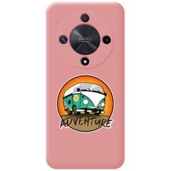 Funda Silicona Líquida Rosa para Huawei Honor Magic 6 Lite 5G diseño Adventure Dibujos