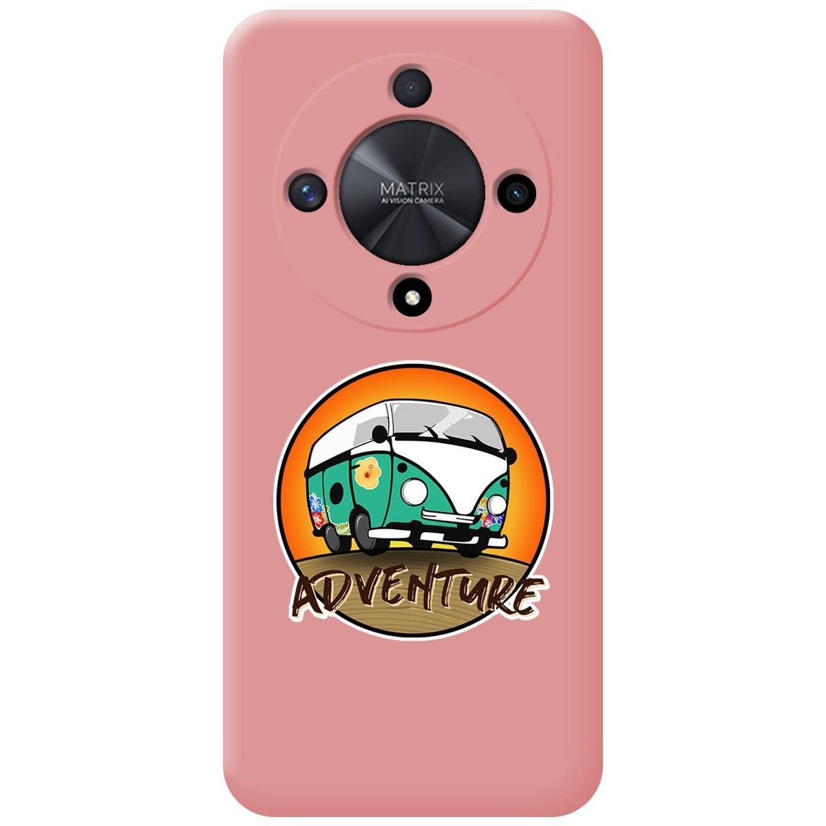 Funda Silicona Líquida Rosa para Huawei Honor Magic 6 Lite 5G diseño Adventure Dibujos