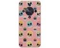 Funda Silicona Líquida Rosa para Huawei Honor Magic 6 Lite 5G diseño Catrina Dibujos