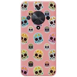 Funda Silicona Líquida Rosa para Huawei Honor Magic 6 Lite 5G diseño Catrina Dibujos