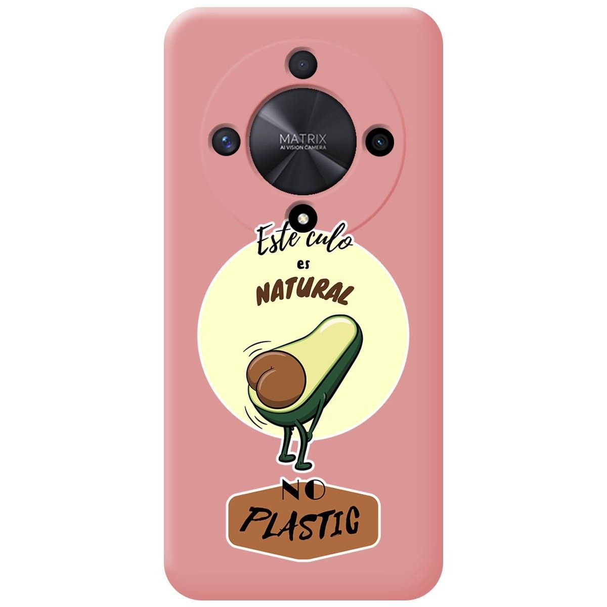 Funda Silicona Líquida Rosa para Huawei Honor Magic 6 Lite 5G diseño Culo Natural Dibujos