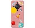 Funda Silicona Líquida Rosa para Huawei Honor Magic 6 Lite 5G diseño Espacio Dibujos
