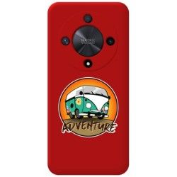 Funda Silicona Líquida Roja para Huawei Honor Magic 6 Lite 5G diseño Adventure Dibujos