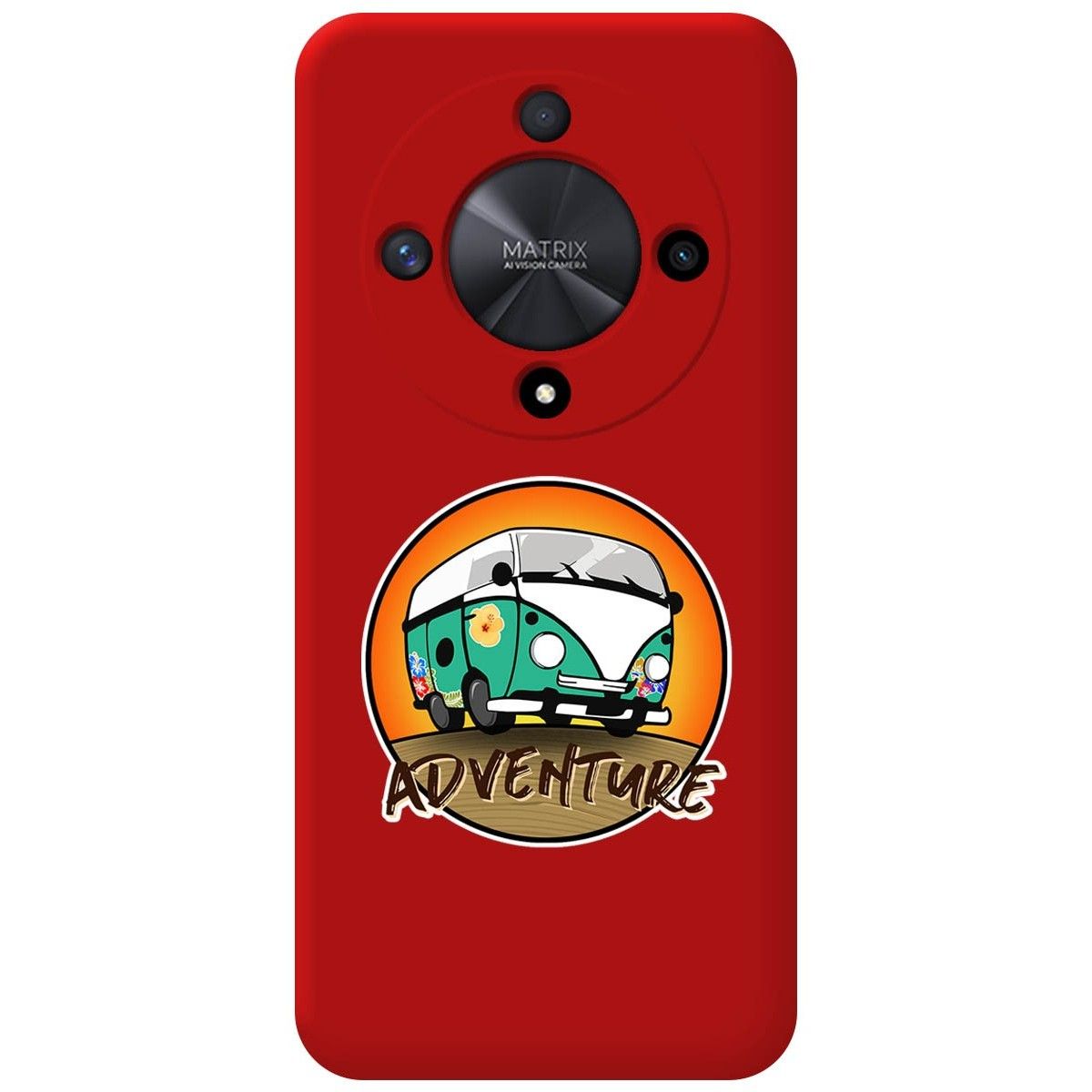 Funda Silicona Líquida Roja para Huawei Honor Magic 6 Lite 5G diseño Adventure Dibujos