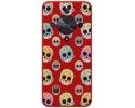 Funda Silicona Líquida Roja para Huawei Honor Magic 6 Lite 5G diseño Catrina Dibujos