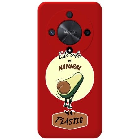 Funda Silicona Líquida Roja para Huawei Honor Magic 6 Lite 5G diseño Culo Natural Dibujos