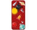 Funda Silicona Líquida Roja para Huawei Honor Magic 6 Lite 5G diseño Espacio Dibujos