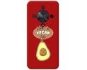 Funda Silicona Líquida Roja para Huawei Honor Magic 6 Lite 5G diseño Vegan Life Dibujos