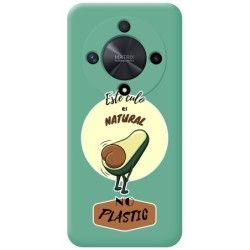 Funda Silicona Líquida Verde para Huawei Honor Magic 6 Lite 5G diseño Culo Natural Dibujos