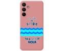 Funda Silicona Líquida Rosa para Samsung Galaxy A15 4G / 5G diseño Agua Dibujos