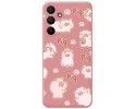 Funda Silicona Líquida Rosa para Samsung Galaxy A15 4G / 5G diseño Cerdos Dibujos