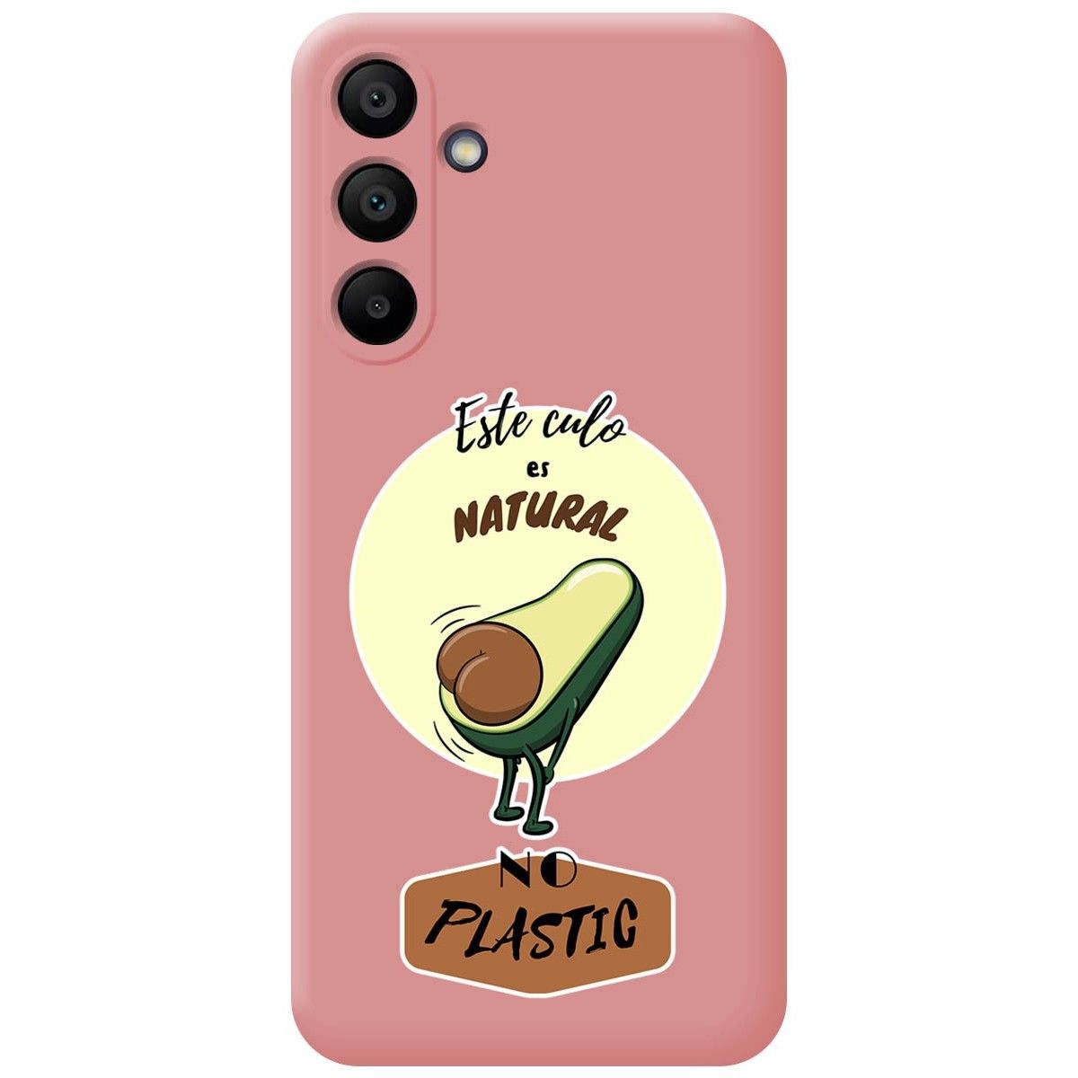 Funda Silicona Líquida Rosa para Samsung Galaxy A15 4G / 5G diseño Culo Natural Dibujos