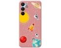 Funda Silicona Líquida Rosa para Samsung Galaxy A15 4G / 5G diseño Espacio Dibujos