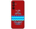 Funda Silicona Líquida Roja para Samsung Galaxy A15 4G / 5G diseño Agua Dibujos