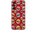 Funda Silicona Líquida Roja para Samsung Galaxy A15 4G / 5G diseño Catrina Dibujos