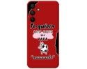 Funda Silicona Líquida Roja para Samsung Galaxy A15 4G / 5G diseño Vaca Dibujos