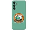 Funda Silicona Líquida Verde para Samsung Galaxy A15 4G / 5G diseño Adventure Dibujos