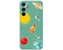 Funda Silicona Líquida Verde para Samsung Galaxy A15 4G / 5G diseño Espacio Dibujos