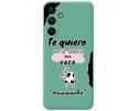 Funda Silicona Líquida Verde para Samsung Galaxy A15 4G / 5G diseño Vaca Dibujos