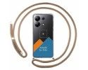 Personaliza tu Funda Colgante Transparente para Xiaomi Redmi Note 13 4G con Cordon Camel Dibujo Personalizada