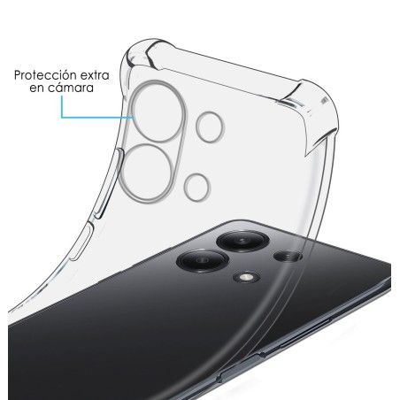 Funda Silicona Antigolpes Transparente para Xiaomi Redmi Note 13 4G